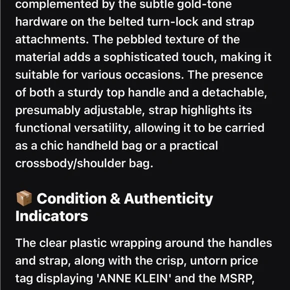 Anne Klein Elegant Belted Handbag - Mint - Picture 10 of 11